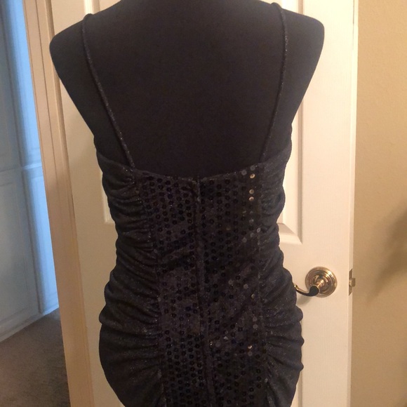 Sparkle thread and sequined dress with bolero jacket - Picture 11 of 13
